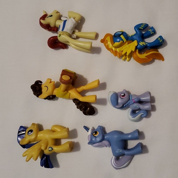 My Little Pony LOT 6 Ponies & Carry Case Kid's Toy Collectible Hasbro - Picture 9 of 9